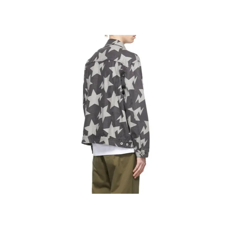 Bape Sta Pattern Loose Fit Denim Jacket-2