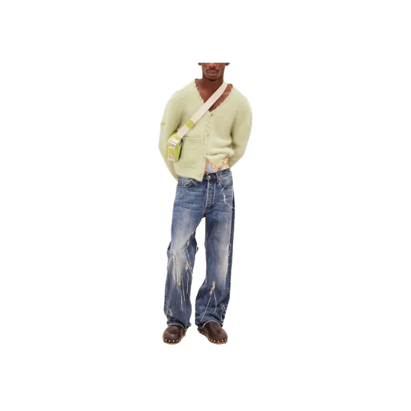 Jacquemus Jeans Men Azure Blue-1