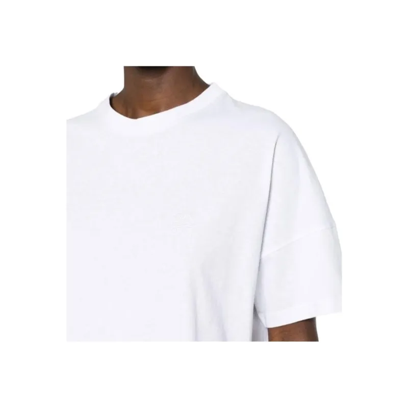 LOEWE Monogram Embroidered Crewneck T Shirt-4