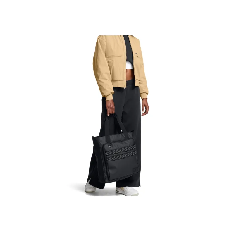 Under Armour Polyester Tote Shopping Bag Shoulder Bag Crossbody Bag Handbag Unisex Black-2