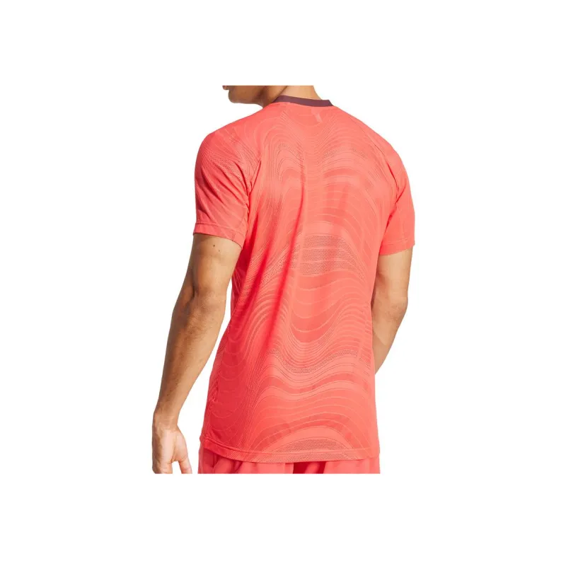 Adidas Free Shipping With AdiClub Tennis Pro Climacool+ Mesh FreeLift Tee-1