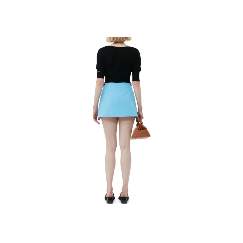 GANNI Ribbed knit Merino Wool Top-4