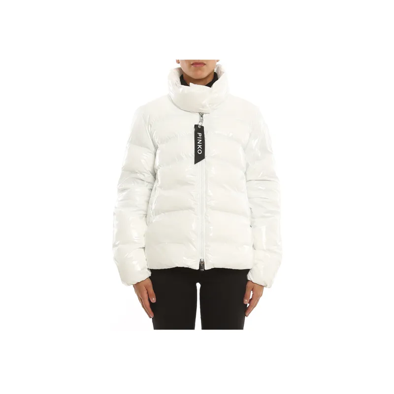 PINKO Puffer Jacket Women's White-1