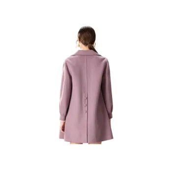 FENHONGMALI Coats Women's Purple