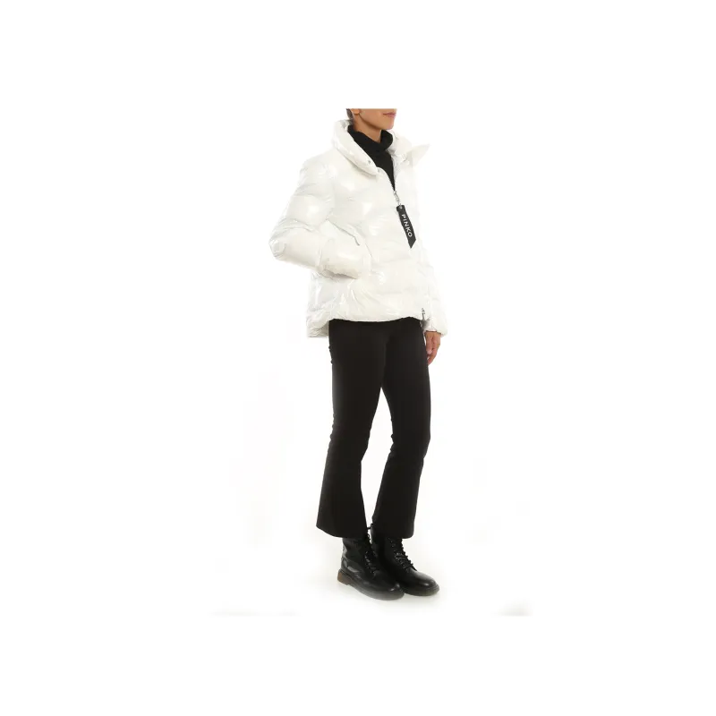 PINKO Puffer Jacket Women's White-4