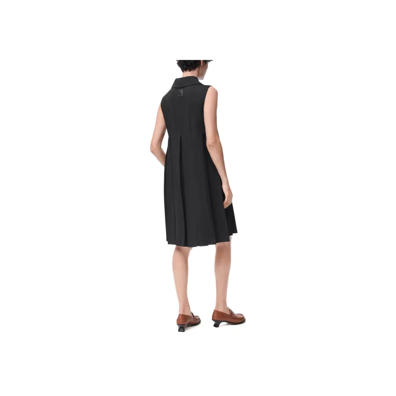 LOEWE Trapeze Dress 'Black'-2