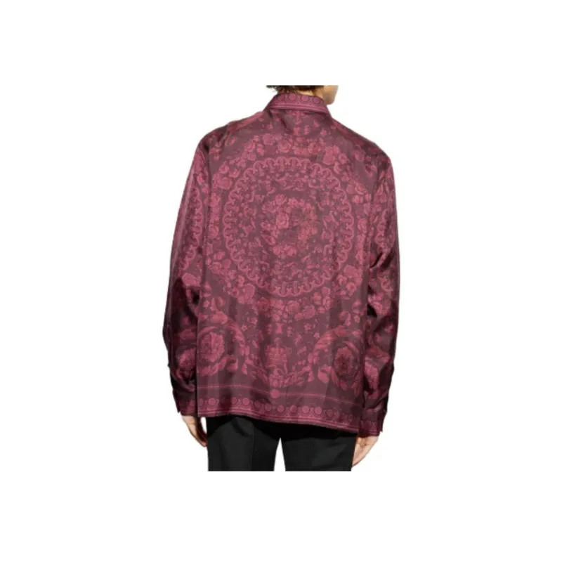 VERSACE Barocco Printed Button Up Shirt-2