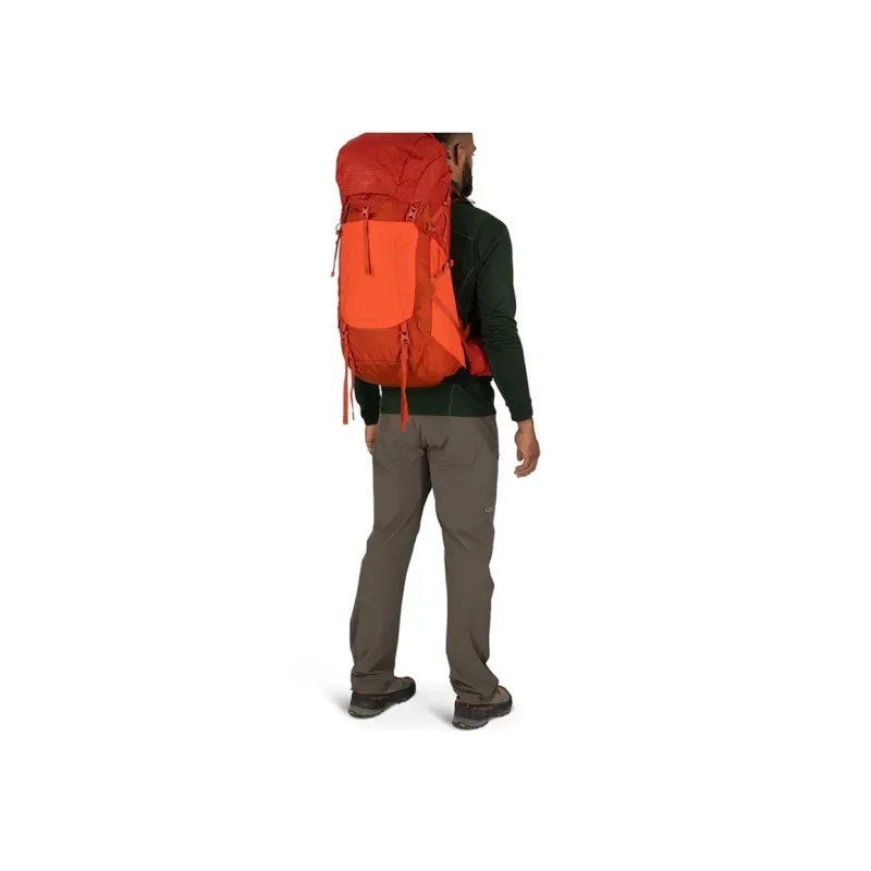 OSPREY Nylon Outdoor Hiking Bag Backpack Unisex Mars Orange-4