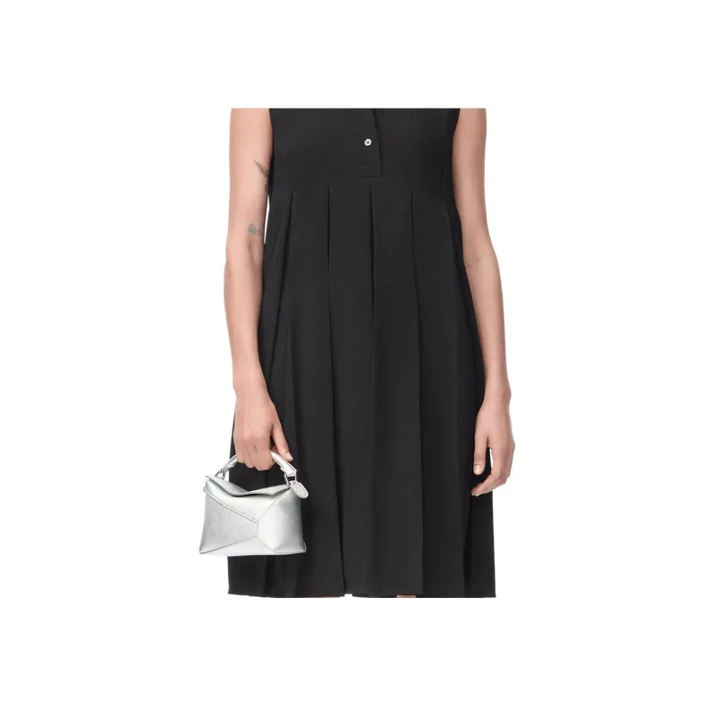 LOEWE Trapeze Dress 'Black'-5