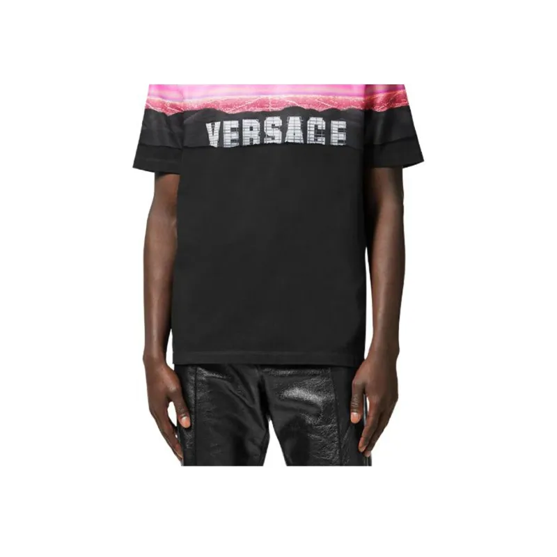 VERSACE Hills Print T Shirt-2