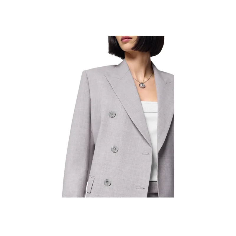 VERSACE Double Breasted Tailored Blazer-1