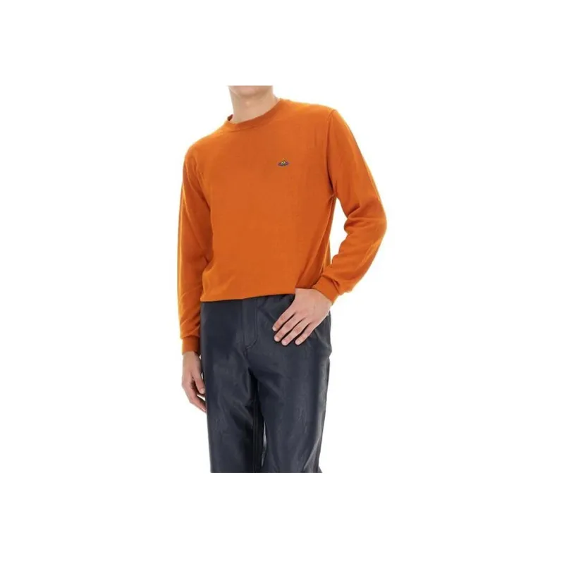 Vivienne Westwood Orb Embroidered Crewneck Knitted Jumper-3