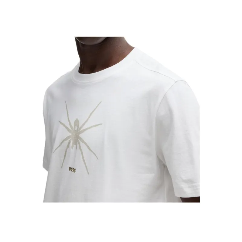 Boss Seasonal print Cotton T shirt-4