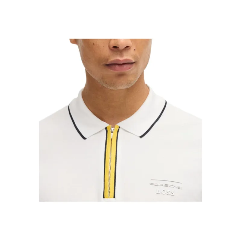 HUGO BOSS Polo Shirt Men's White-4
