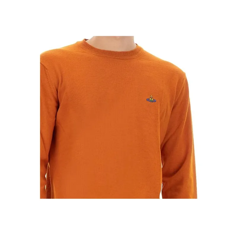 Vivienne Westwood Orb Embroidered Crewneck Knitted Jumper-1