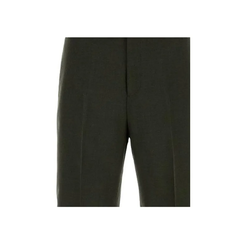 Burberry Wool Tailored Trousers-4