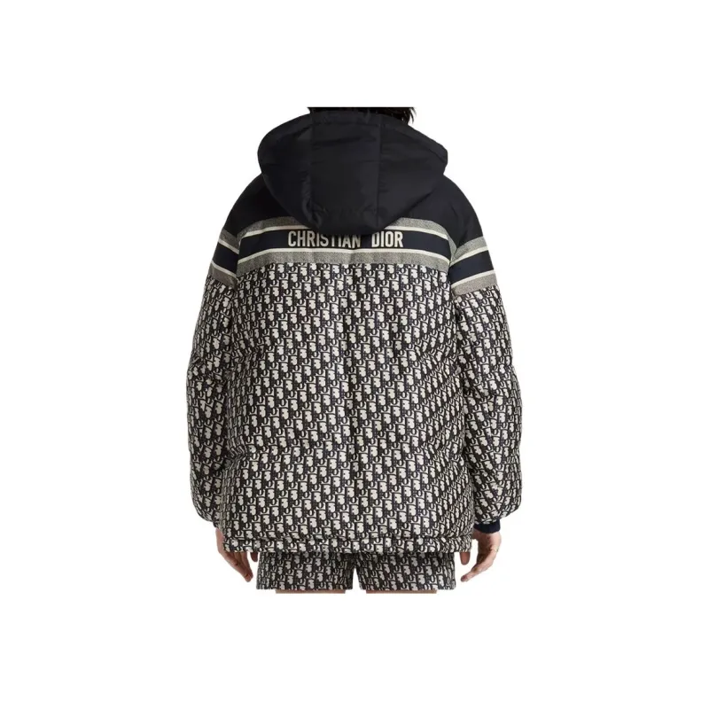 DIOR Puffer Jackets Women's Black - POIZON