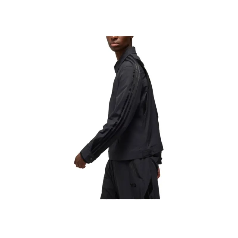 Y 3 Logo Printed Zip Up Jacket-6
