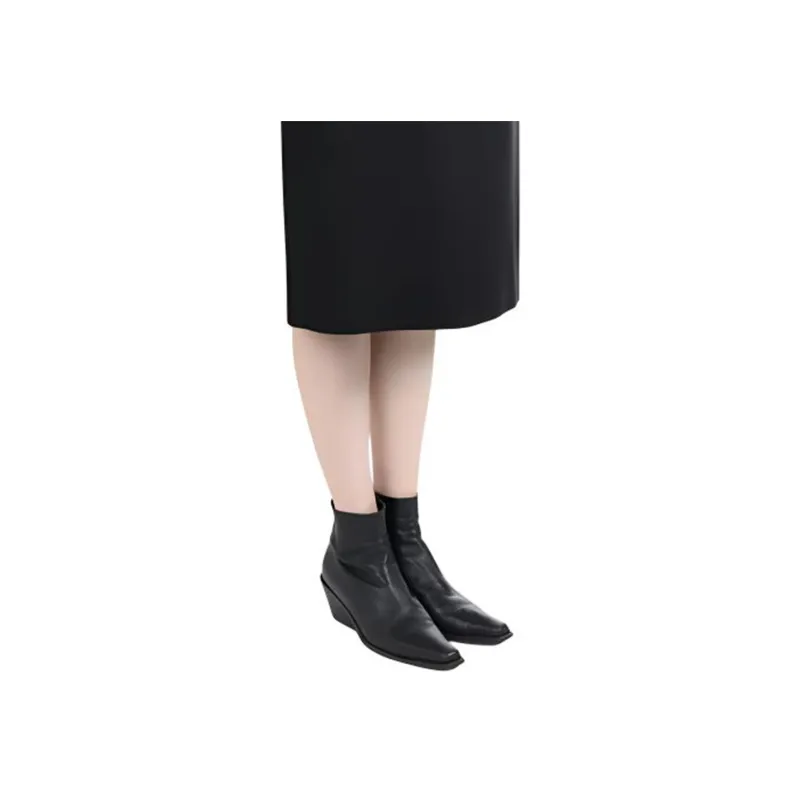 THE ROW Casual Long Skirt Women's Black-4