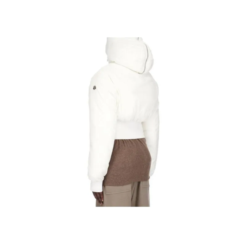 RICK OWENS Alice Hooded Cropped Jacket-4