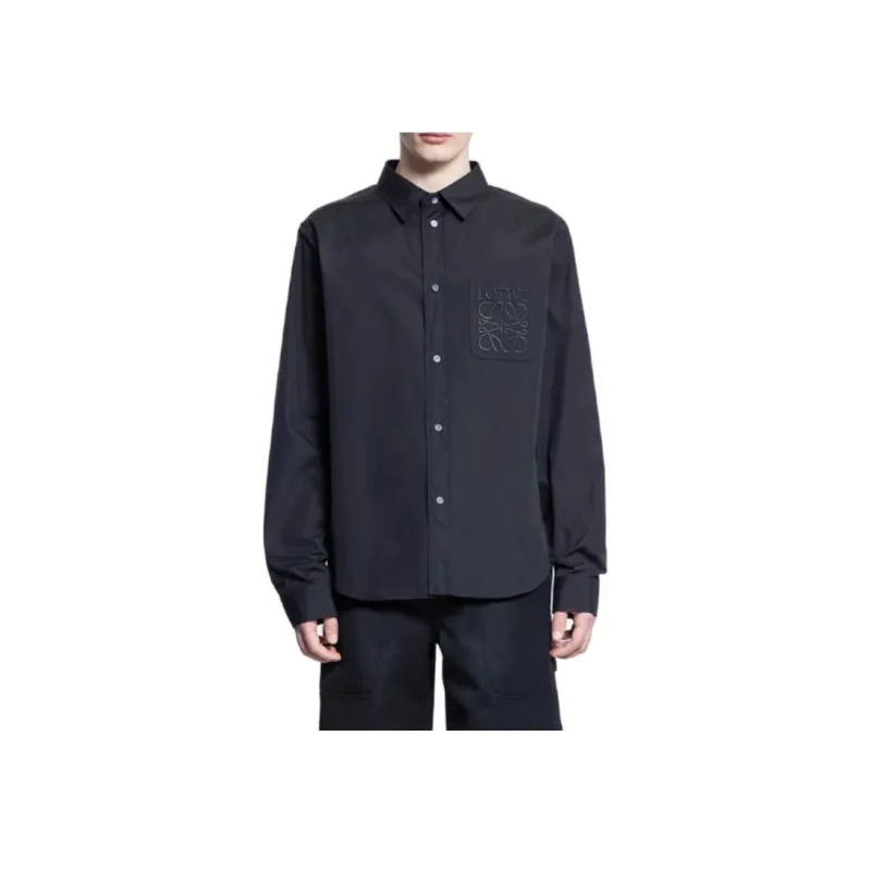LOEWE Anagram Embroidered Shirt-2