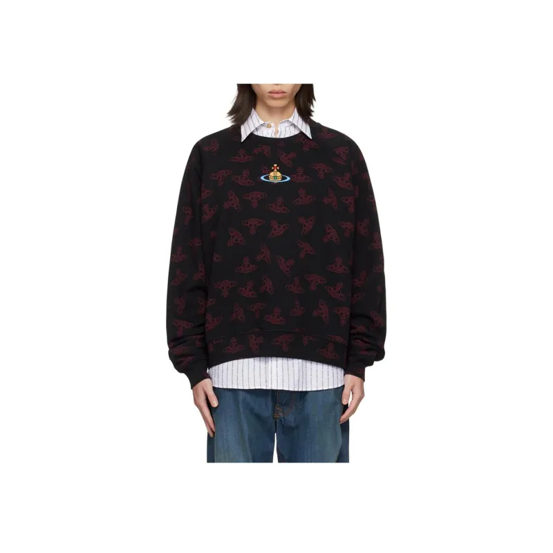 Vivienne Westwood All Over Orb Printed Crewneck Sweatshirt-2