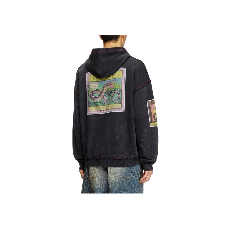 DIESEL New Year Of The Snake Capsule Hoodie-2