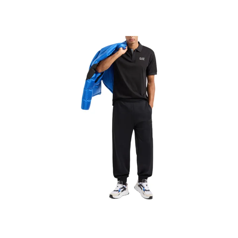 EMPORIO ARMANI EA7 Polo Shirt Men's Black-1