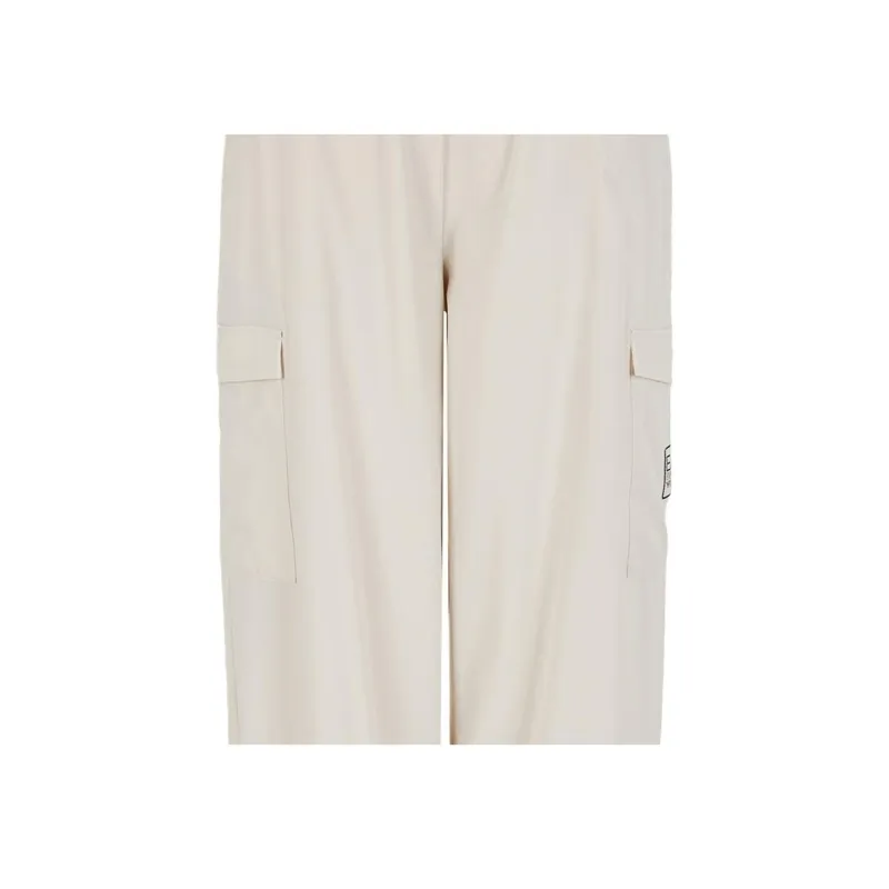 EMPORIO ARMANI EA7 FW24 Cargo Pants Women's Ecru-3
