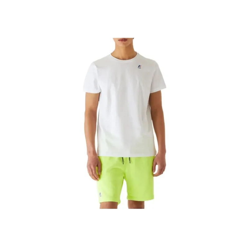 K WAY T Shirts Unisex White-2