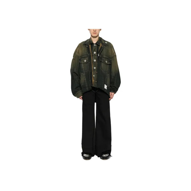 Maison Mihara Yasuhiro Layered Denim Jacket-3