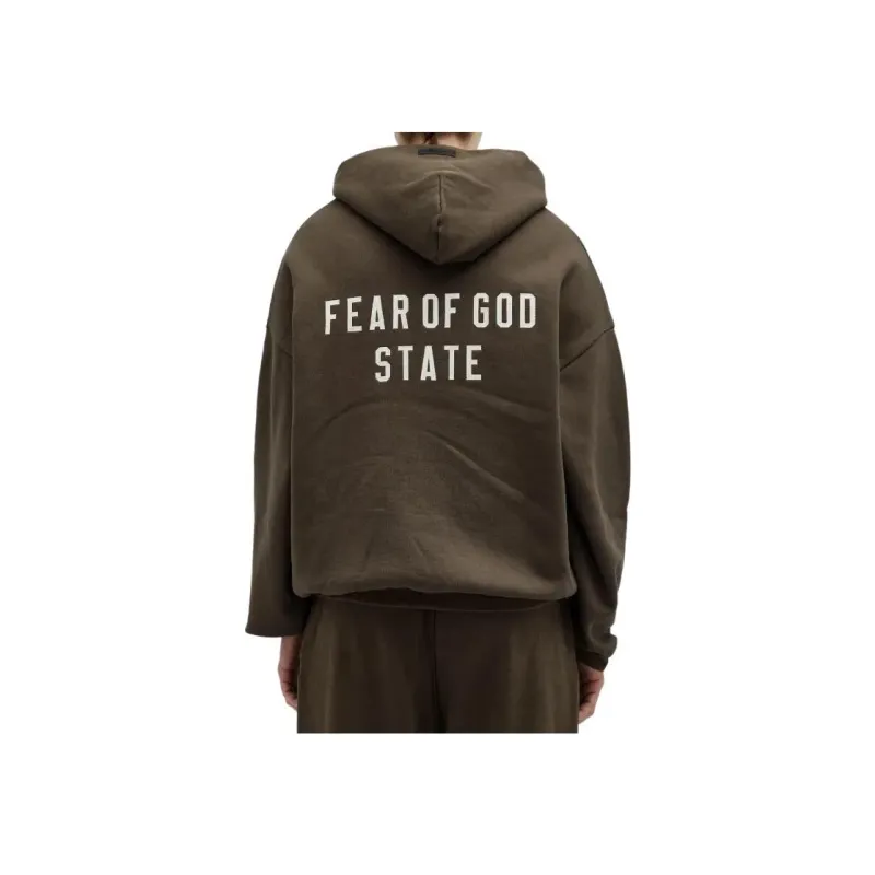 Fear Of God Essentials Logo print Hoodie-1