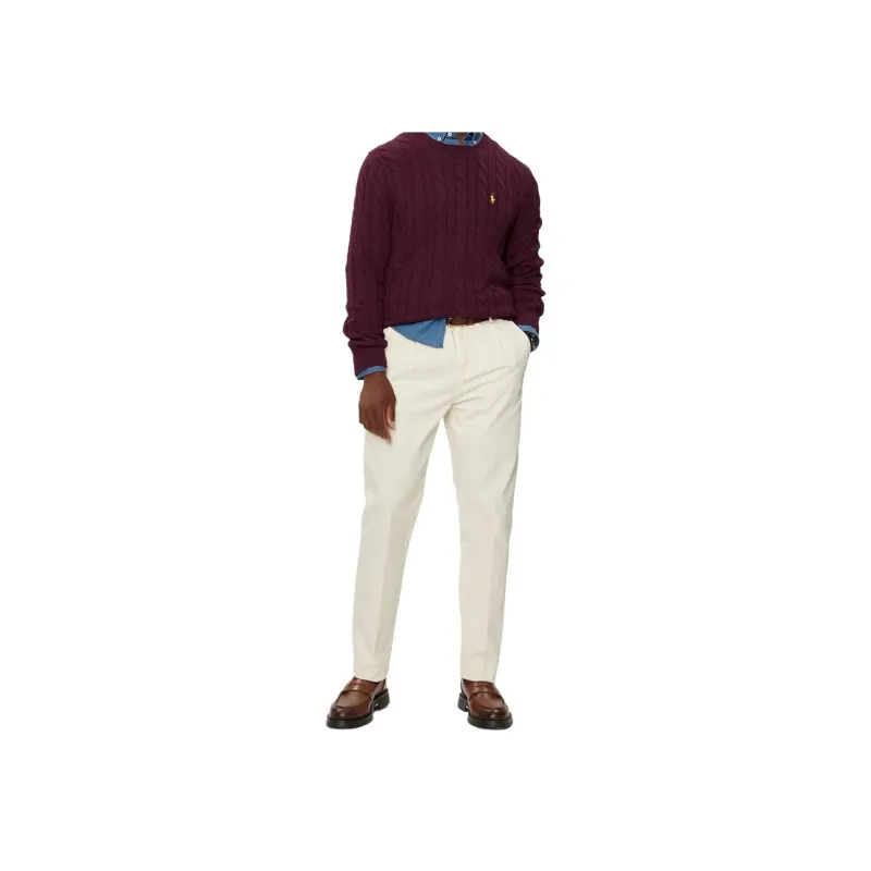 Polo Ralph Lauren Logo Embroidered Cable Knit Jumper-2