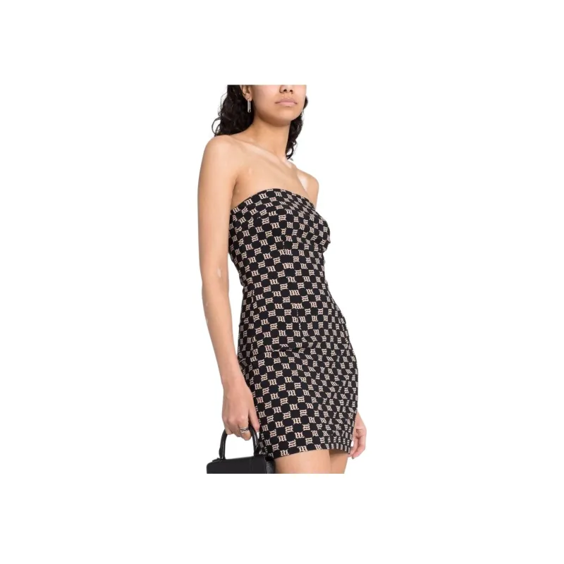 Misbhv Monogram Sleeveless Mini Dress-4