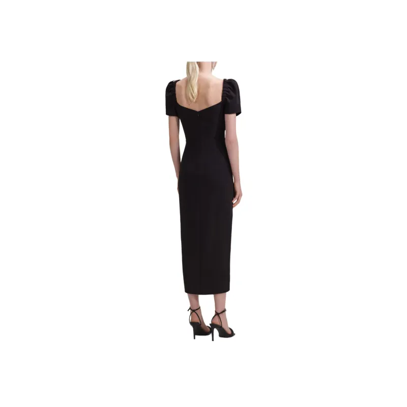 Self portrait Crystal embellished Midi Dress-4