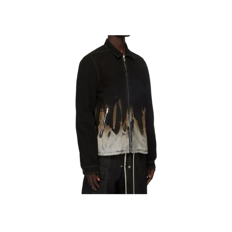 Rick Owens DRKSHDW Tie dye Denim Jacket-2