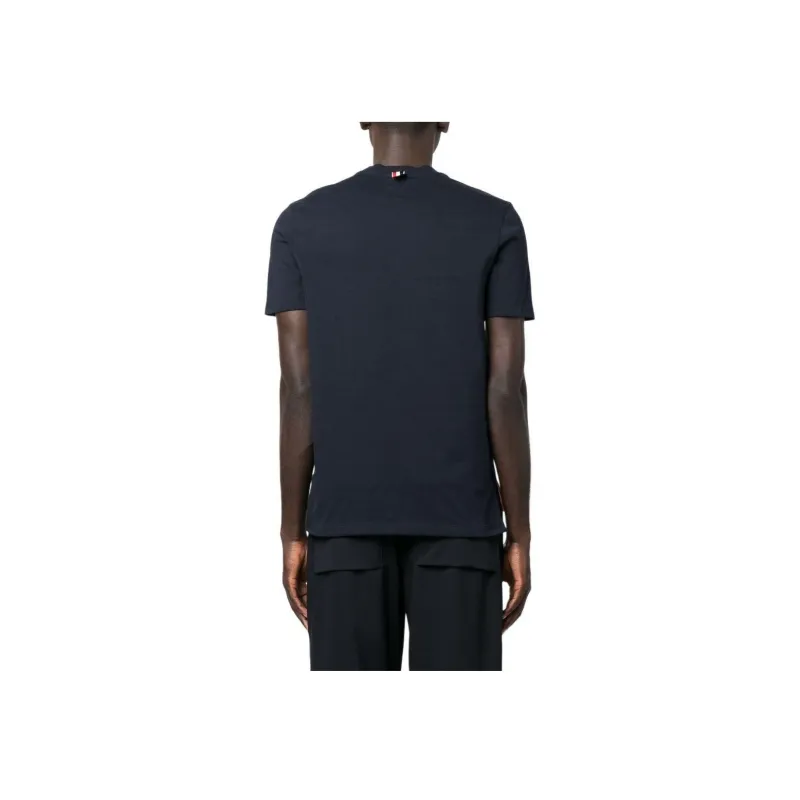 THOM BROWNE Hector Patch Crewneck T Shirt-1