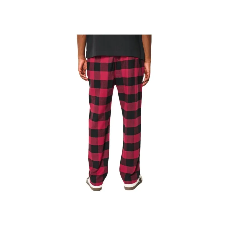 Hollister Pajama Pants Men's Red Plaid-1