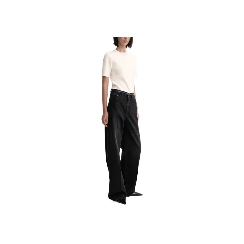 TOTEME FW24 Jeans Women's Faded Black-3