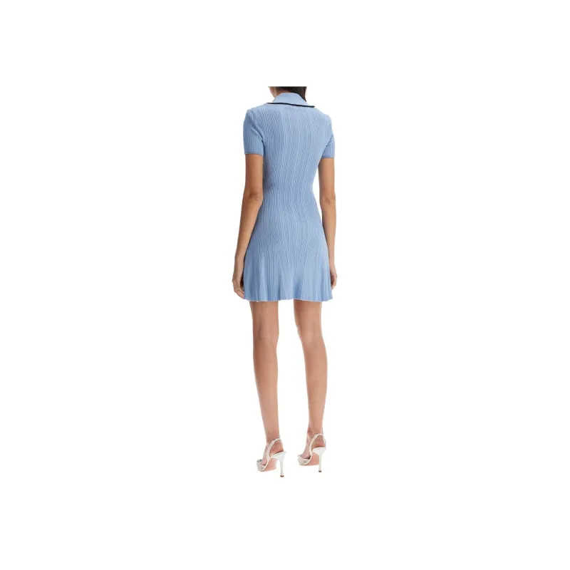 Self portrait Ribbed knit Mini Dress-2