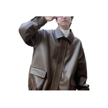 JUNGLE PANDA Leather Jacket Unisex