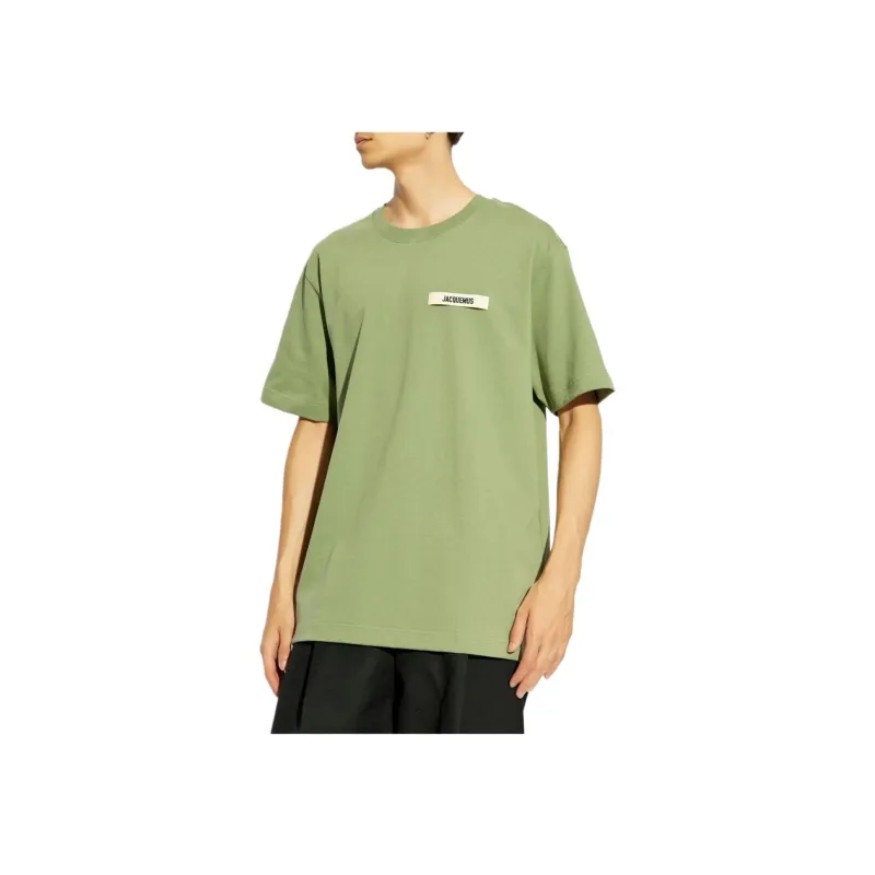 Jacquemus Logo Patch Crewneck T Shirt-2