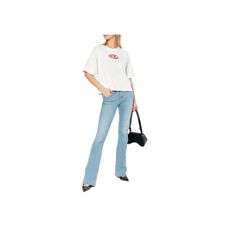 DIESEL T Buxt Crop Od Boxy T Shirt-1