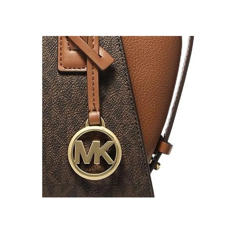 MICHAEL KORS Avril Cotton One Shoulder Handbag Extra Small Women's Brown-3