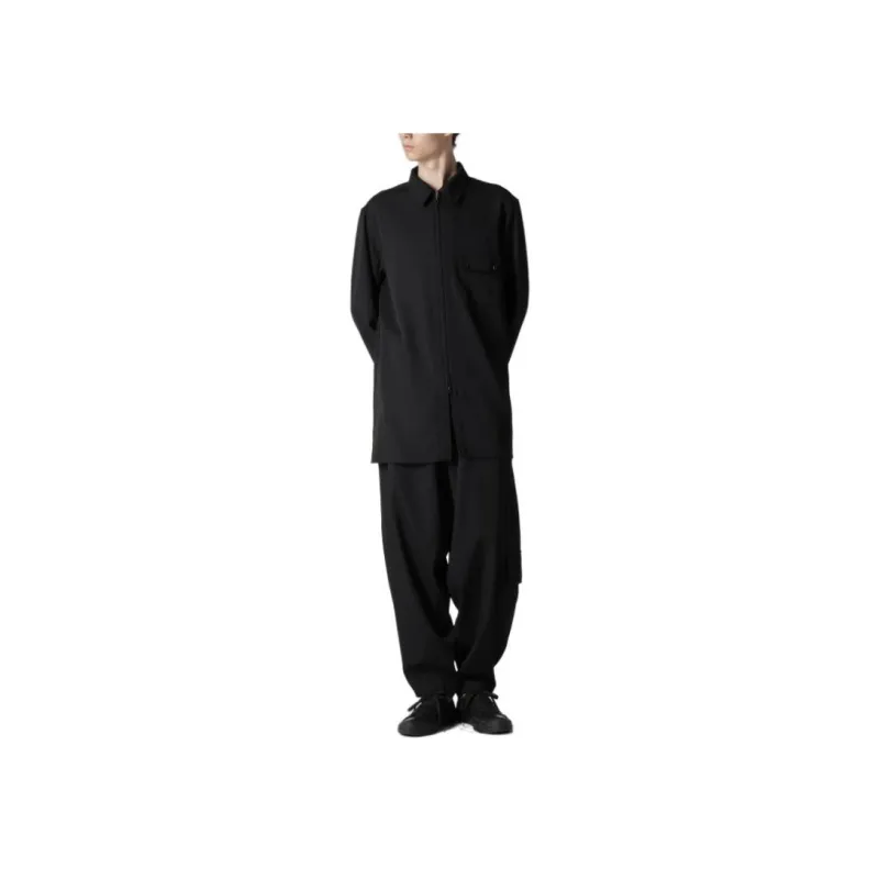 Yohji Yamamoto Long-Sleeved Button-Up Shirt-6