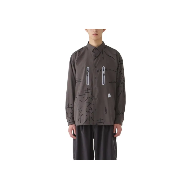 And Wander Daijiro Ohara Map Key Print Shirt-3
