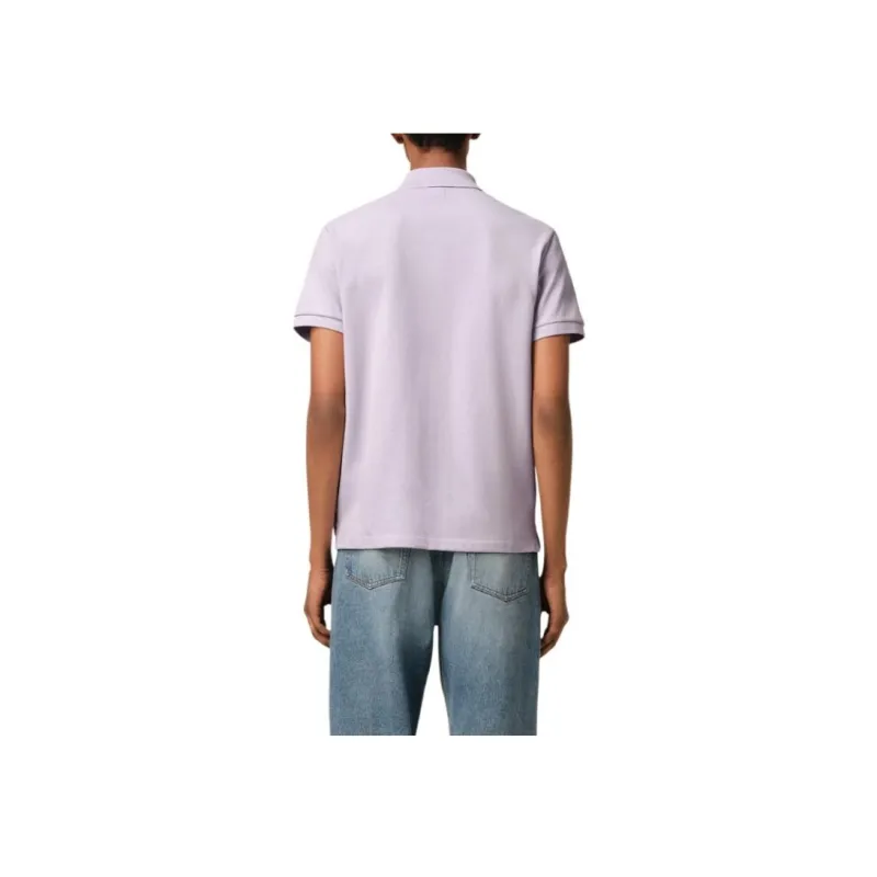 Ami Paris Ami De Coeur Logo Embroidered Polo Shirt-2