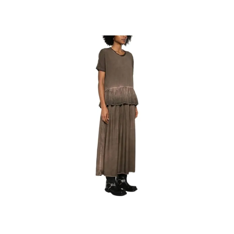 UMA WANG Ruffle detailed Midi Dress-1