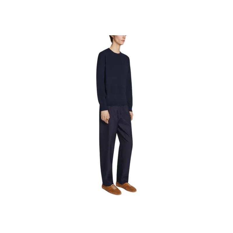 DRIES VAN NOTEN Long Sleeved Crew Neck Sweater-3