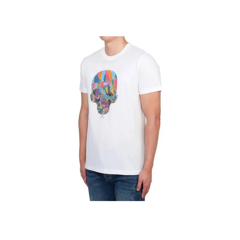 Paul Smith Skull Printed Crewneck T Shirt-2